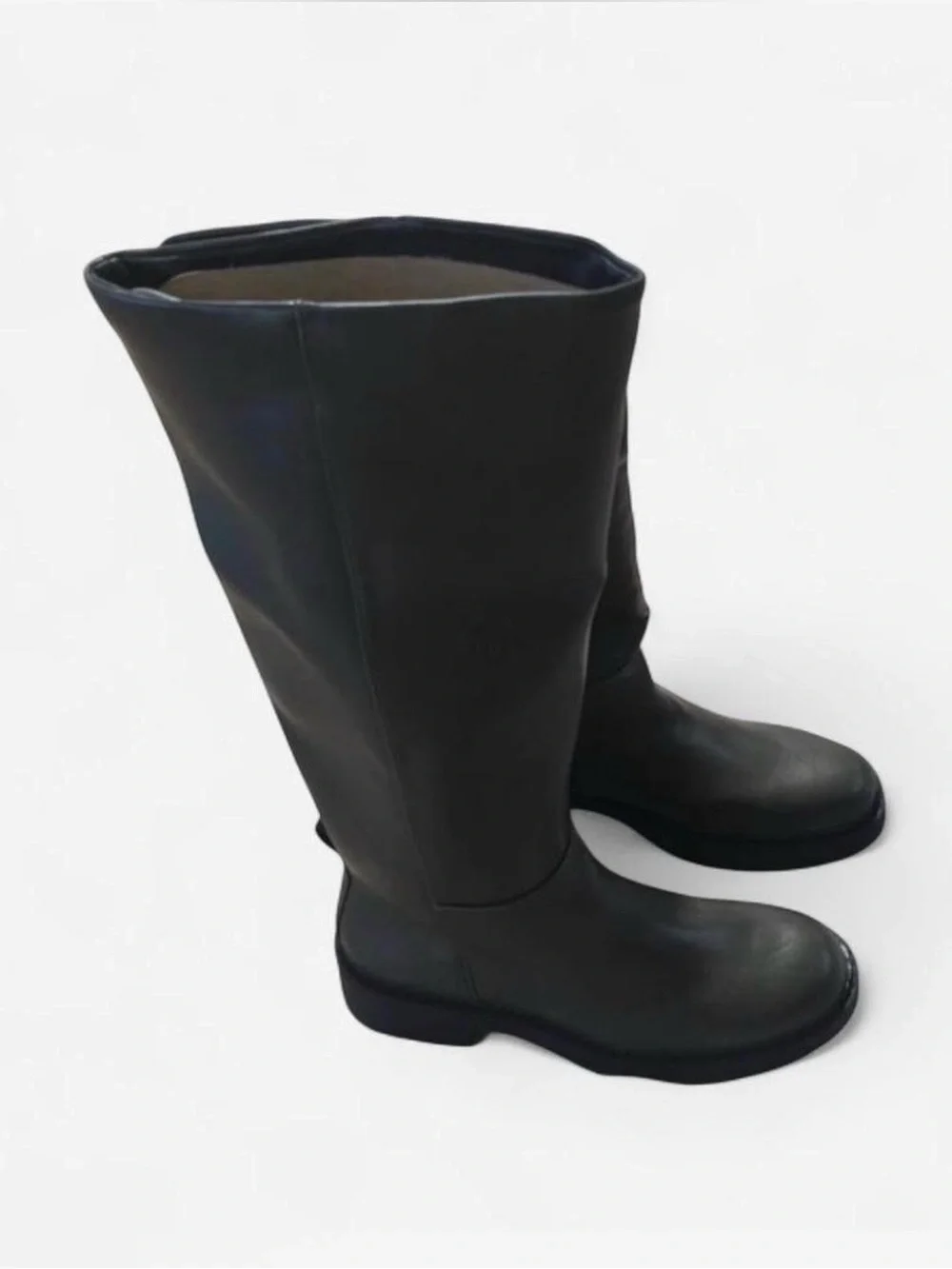 American Eagle Outfitters Black Over-the-Knee Riding Boots